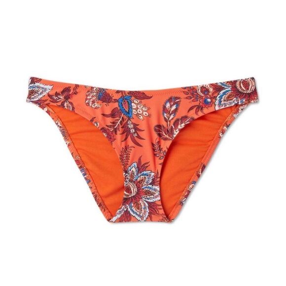 RHODE x Target Large Leaf Floral Print Hipster Coverage Bikini Bottom Sz XXL NWT - Picture 3 of 14